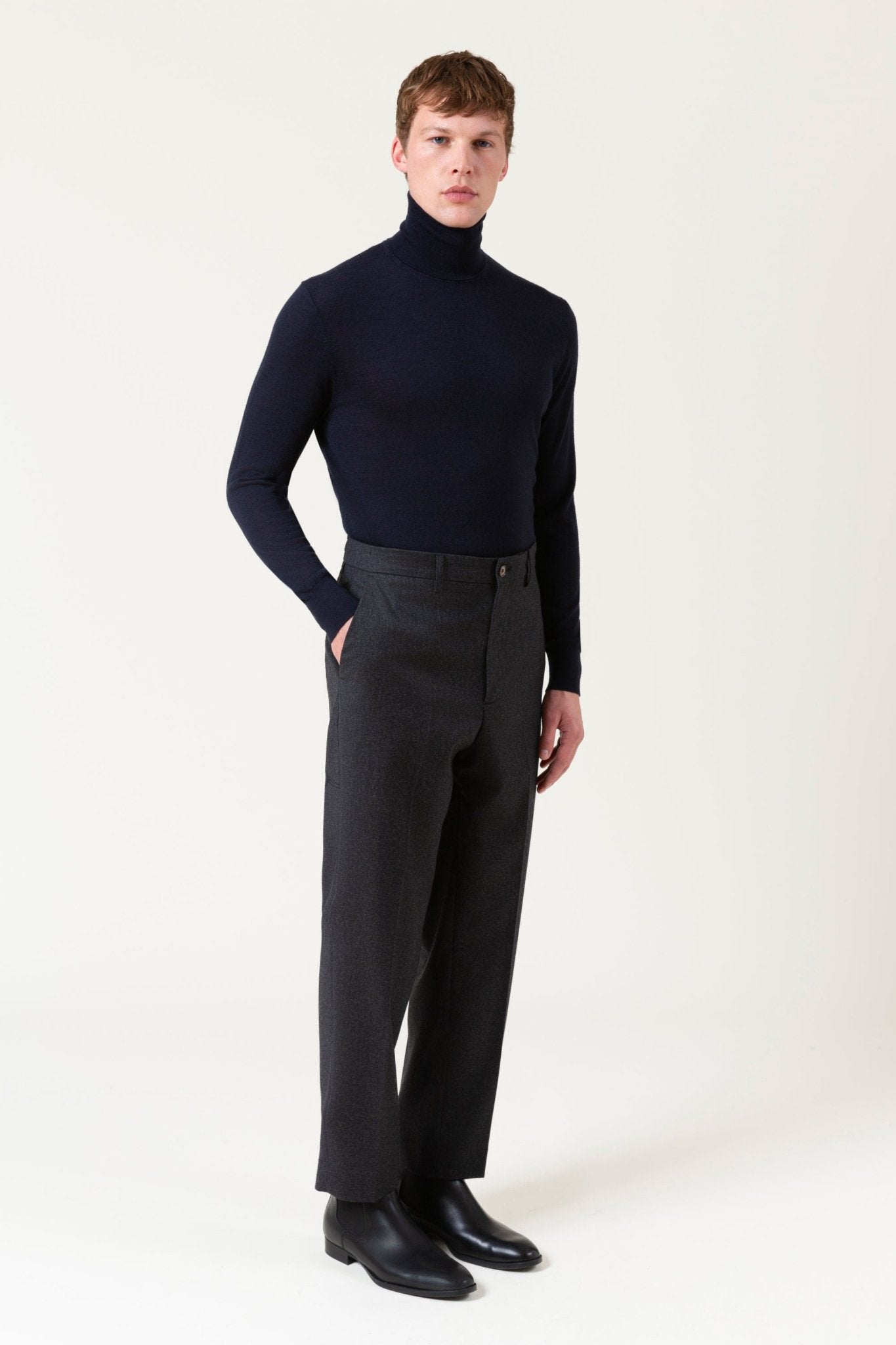 Autore Basquiat Pantalone In Lana E Cashmere - Pantaloni - autore - brand - Autore